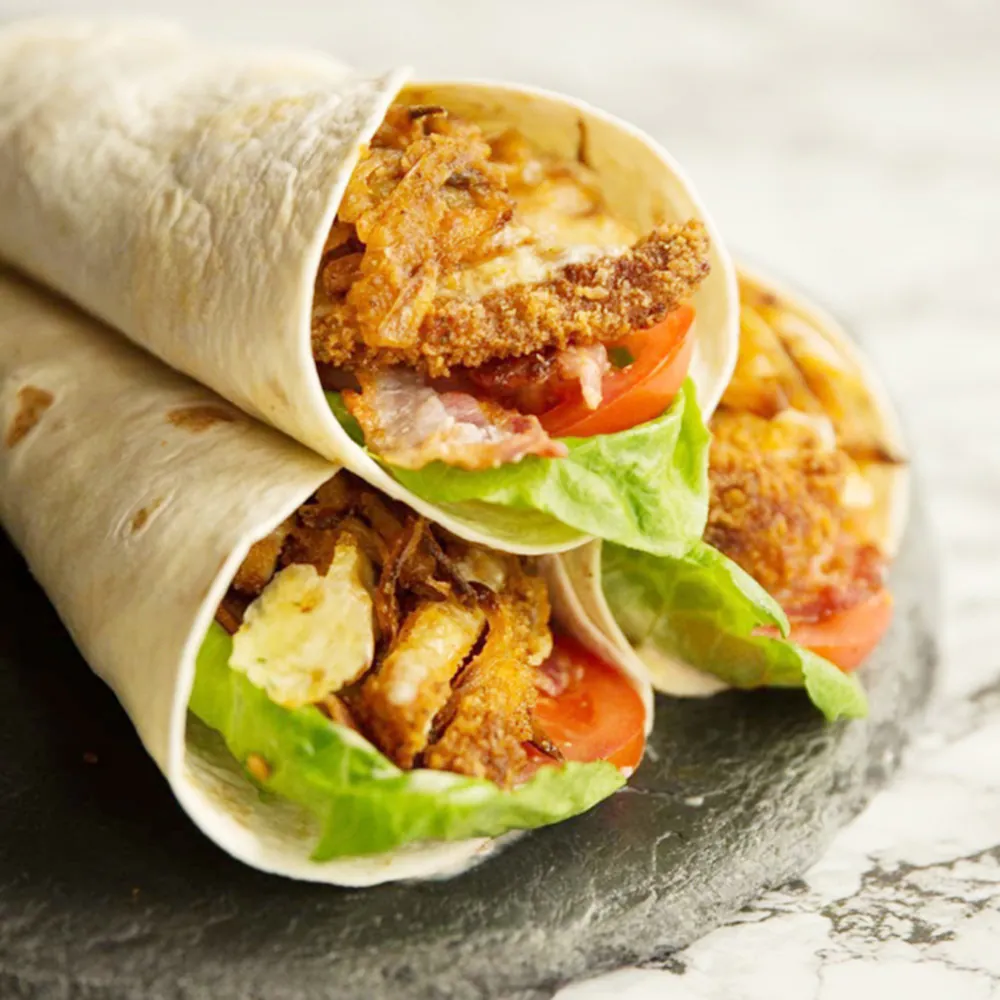 Spicy Chicken Wrap at Rocky Fry，a Fast-Food Spot in Savannah